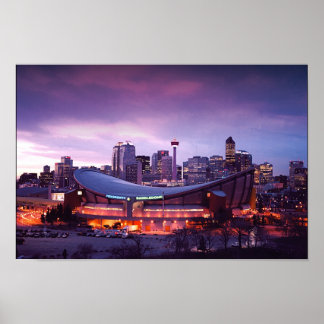Poster Calgary during Sunset