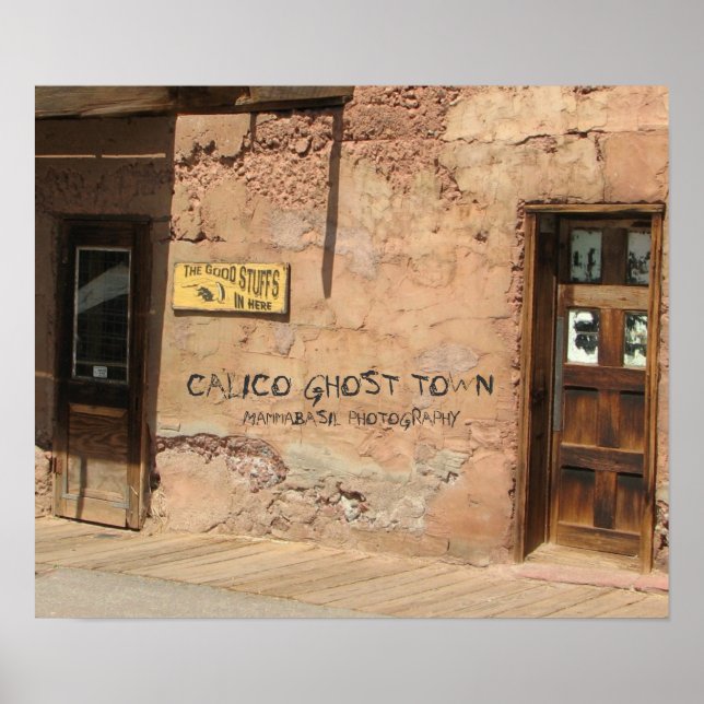 Pôster Calico Ghost Town Poster! (Frente)