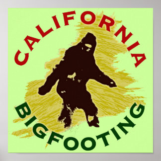 Pôster California Bigfoting