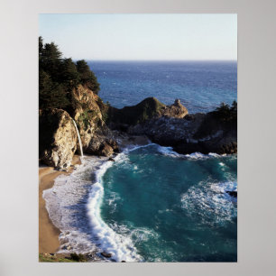 Pôster Califórnia, Costa Big Sur, Costa Central 2