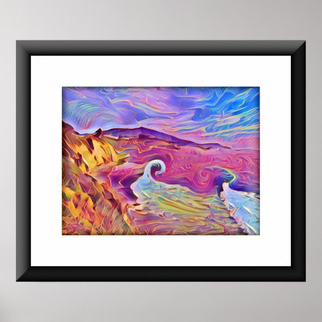 Poster California Fantasy Seashore (Frente)