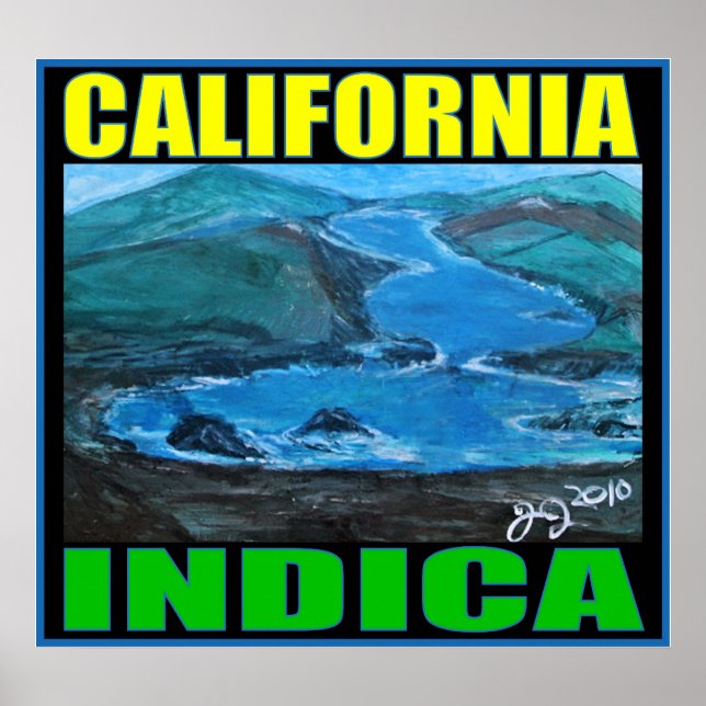 POSTER CALIFORNIA INDICA (Frente)