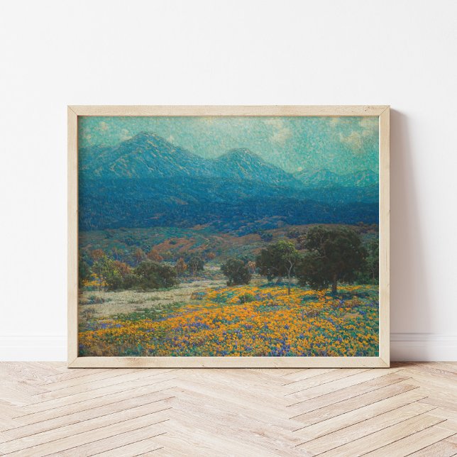 Poster California Poppy Field | Granville Redmond (Criador carregado)