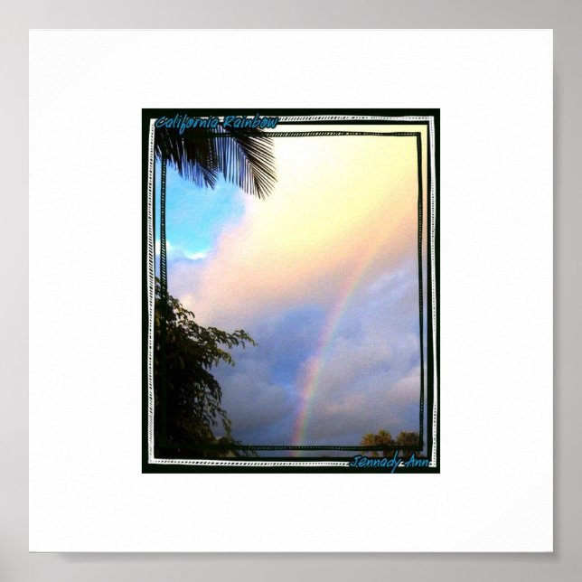 Pôster California Rainbow (Frente)
