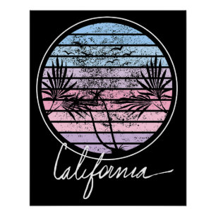 Pôster Califórnia República Cali Flag Socal Norcal Cencal