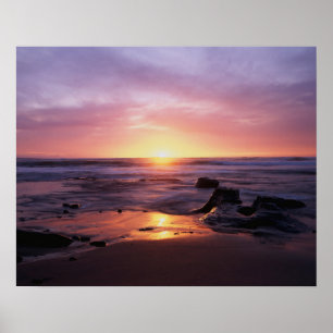 Pôster Califórnia, San Diego, Sunset Cliffs, Sunset 4