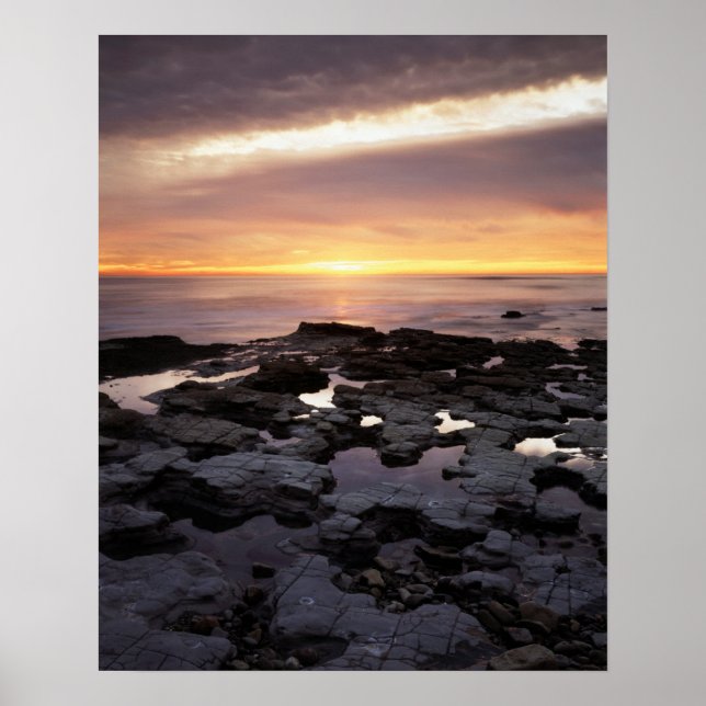 Pôster California, San Diego, Sunset Cliffs, Sunset 6 (Frente)