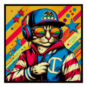 PÔSTER CALIFÓRNIA SPANGED CAT 4
