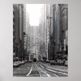 Poster California Street San Francisco Circa 1964