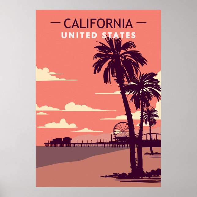 Poster - California US Salmon (Frente)