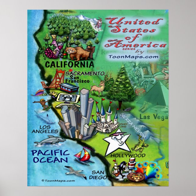 Poster California USA (Frente)