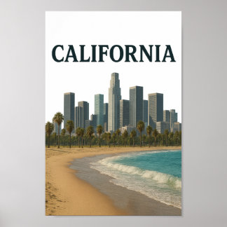 Poster CALIFORNIA Wall Art