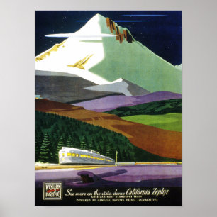 Poster California Zephyr