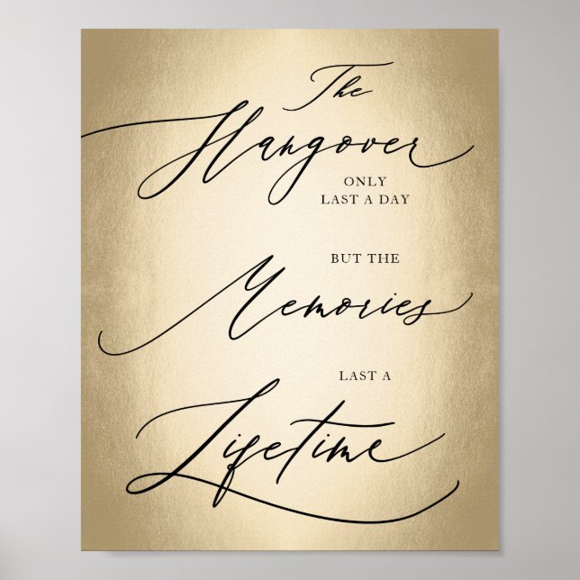 Poster Caligrafia Roda O Único Sinal De Casamento (Frente)