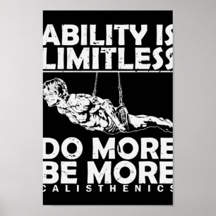 Poster Calisthenics Bodykult "Do More, Be More"