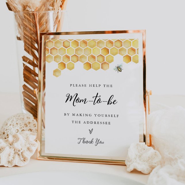 Poster CALLA Bee Endereço do envelope Sinal (Criador carregado)