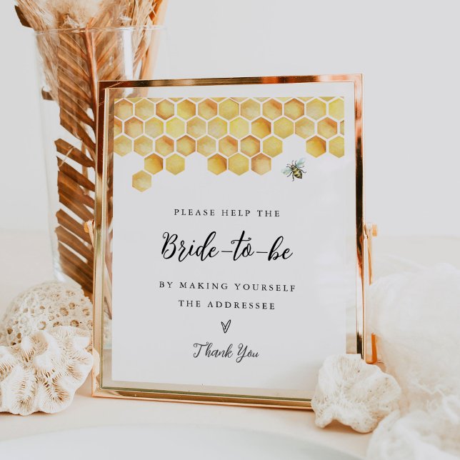 Poster CALLA Bee Endereço do envelope Sinal (Criador carregado)