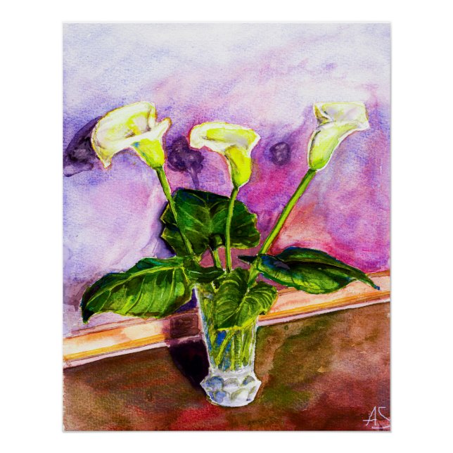 Pôster Calla Lily (Frente)