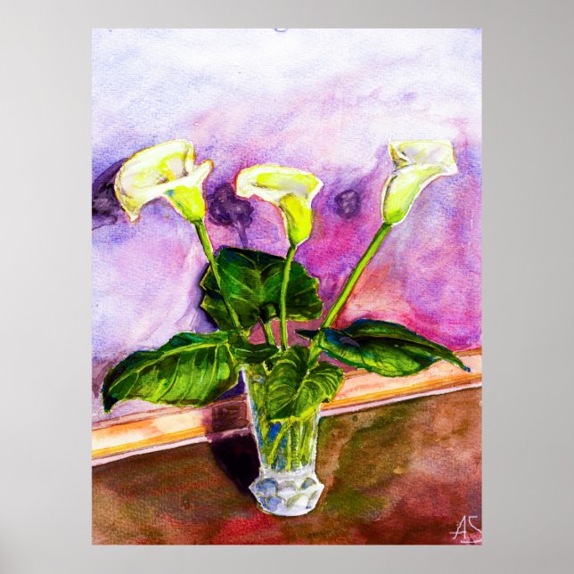 Poster Calla Lily (Frente)