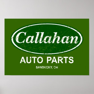 Pôster Callahan Auto Parts Poster- $19.95