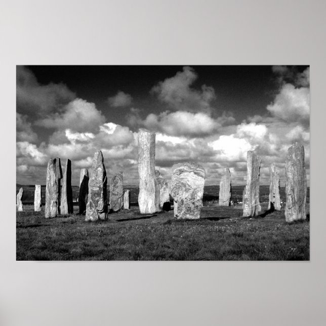 Pôster callanish-b&w (Frente)
