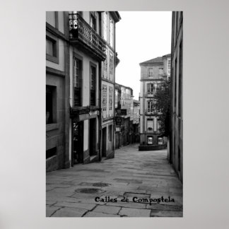Pôster Calles de Compostela