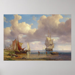 Pôster Calm Sea, 1836