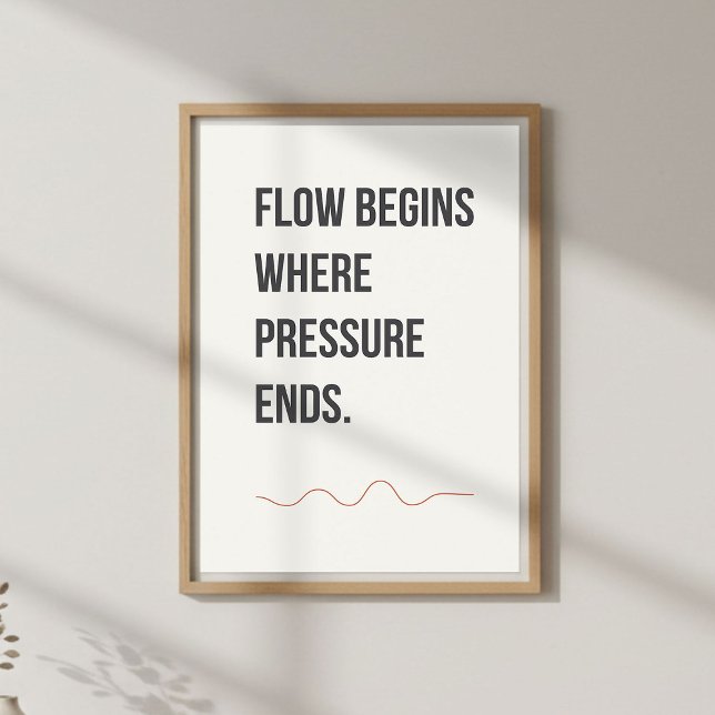 Poster Calm Studio Decor. Minimal Creative Quote (Criador carregado)