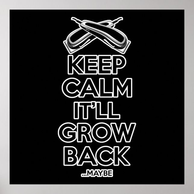 Pôster Calma: Bareja Compra Humor (Frente)