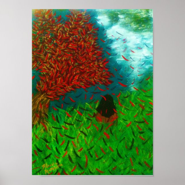 Poster "Calma durante a tempestade" (Frente)