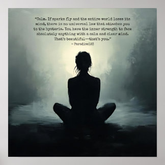 Poster calma (porta 1051)