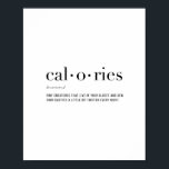 Poster Calorias de definição<br><div class="desc">Calorias de definição</div>