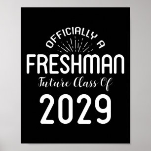 Poster Calouro Oficial Da Turma De 2029 Graduação Primeir