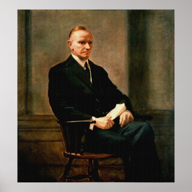 Pôster CALVIN COOLIDGE por Charles Syndey Hopinknson (Frente)