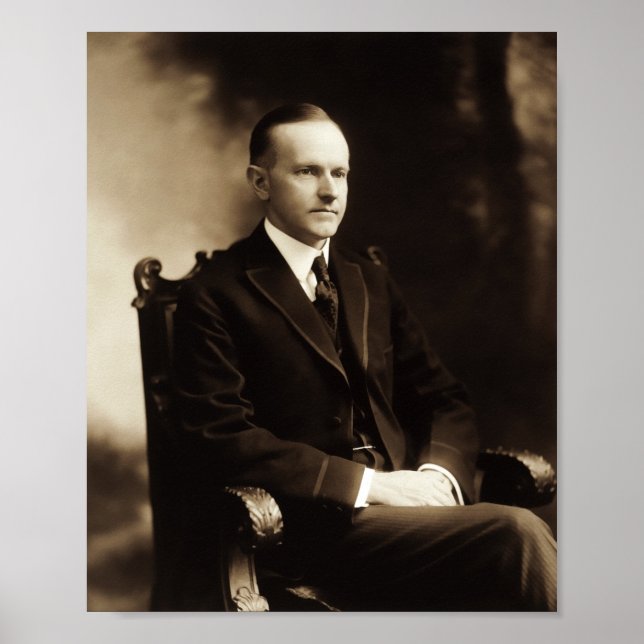 Poster Calvin Coolidge Portrait (Frente)