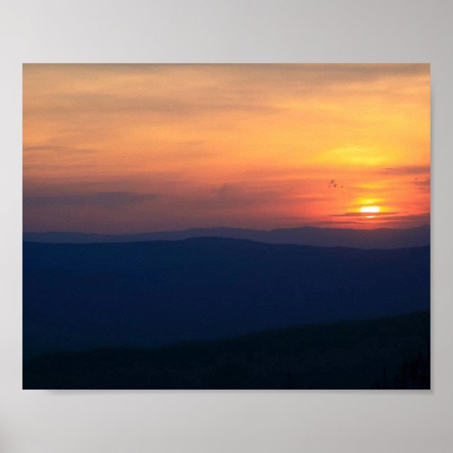 Poster Camadas da Blue Ridge (Frente)