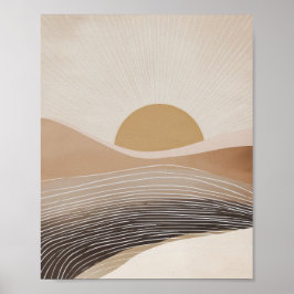 Poster Camadas De Montanhas Abstratas
