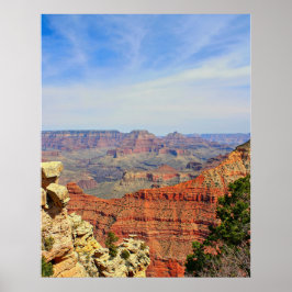Poster Camadas de Rocha Vermelha do Grand Canyon