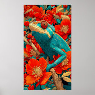 Poster Camaleão em Technicolor