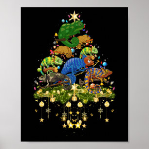 Poster Camaleões Camaleões de Natal Camaleão de Férias