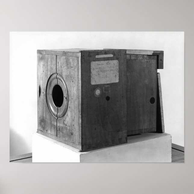 Pôster Câmara de Joseph Nicephore Niepce, c.1816-22 (Frente)