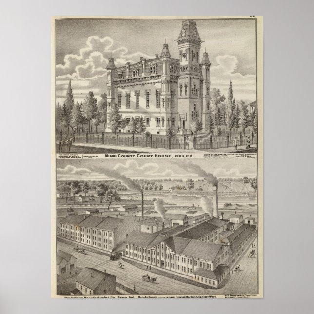 Poster Câmara do Tribunal de Miami (Frente)