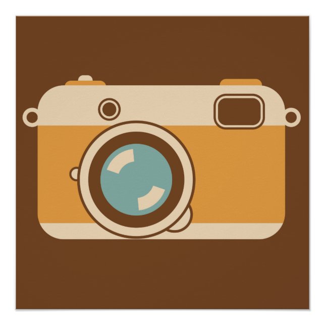 Pôster Câmara do Vintage Viewfinder (Frente)