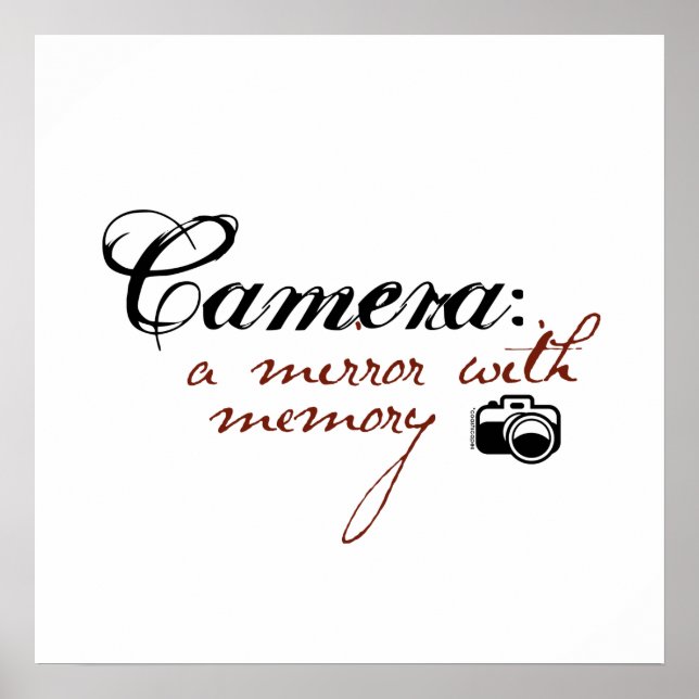 Pôster Câmara: Espelho com Memória (Frente)