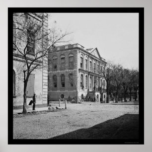 Pôster Câmara municipal de Charleston, SC 1865