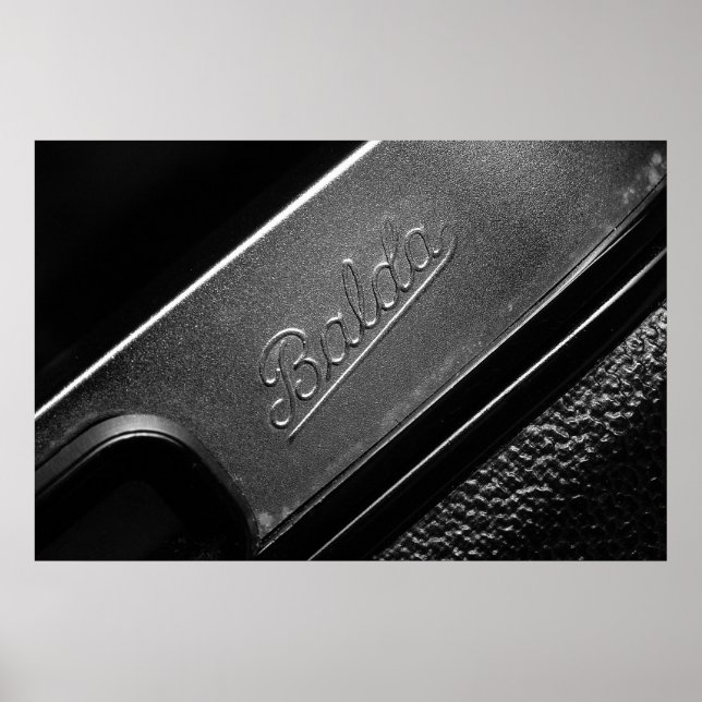 Pôster Câmara Vintage (Frente)