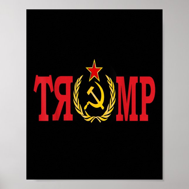 Poster Camarada Trump Russo Trump Impeach Trump (Frente)