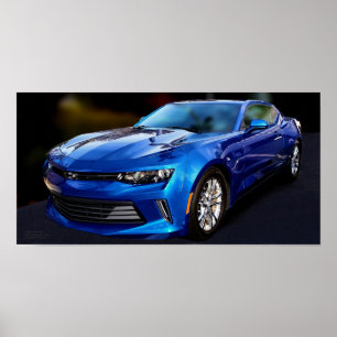 Poster Camaro (azul)