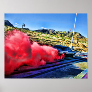 Pôster Camaro Burnout 1967