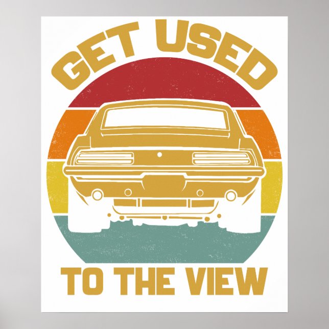 Poster Camaro SS RS 2 de volta da 5ª geração da Chevy (Frente)